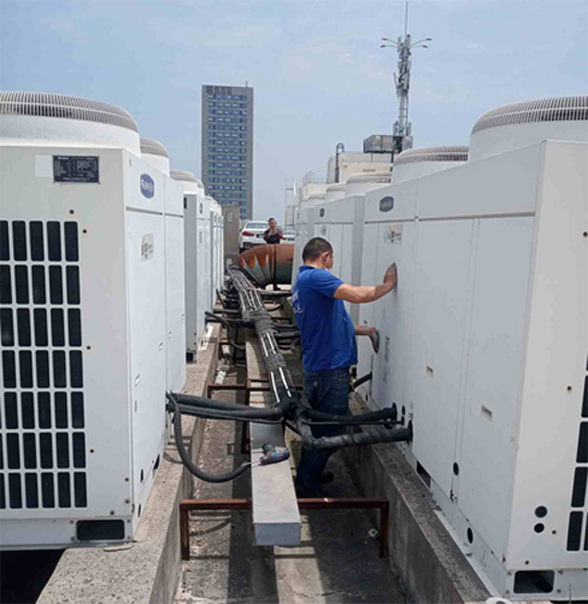 科尔沁左翼后中央空调制热和不制冷系统维修方法